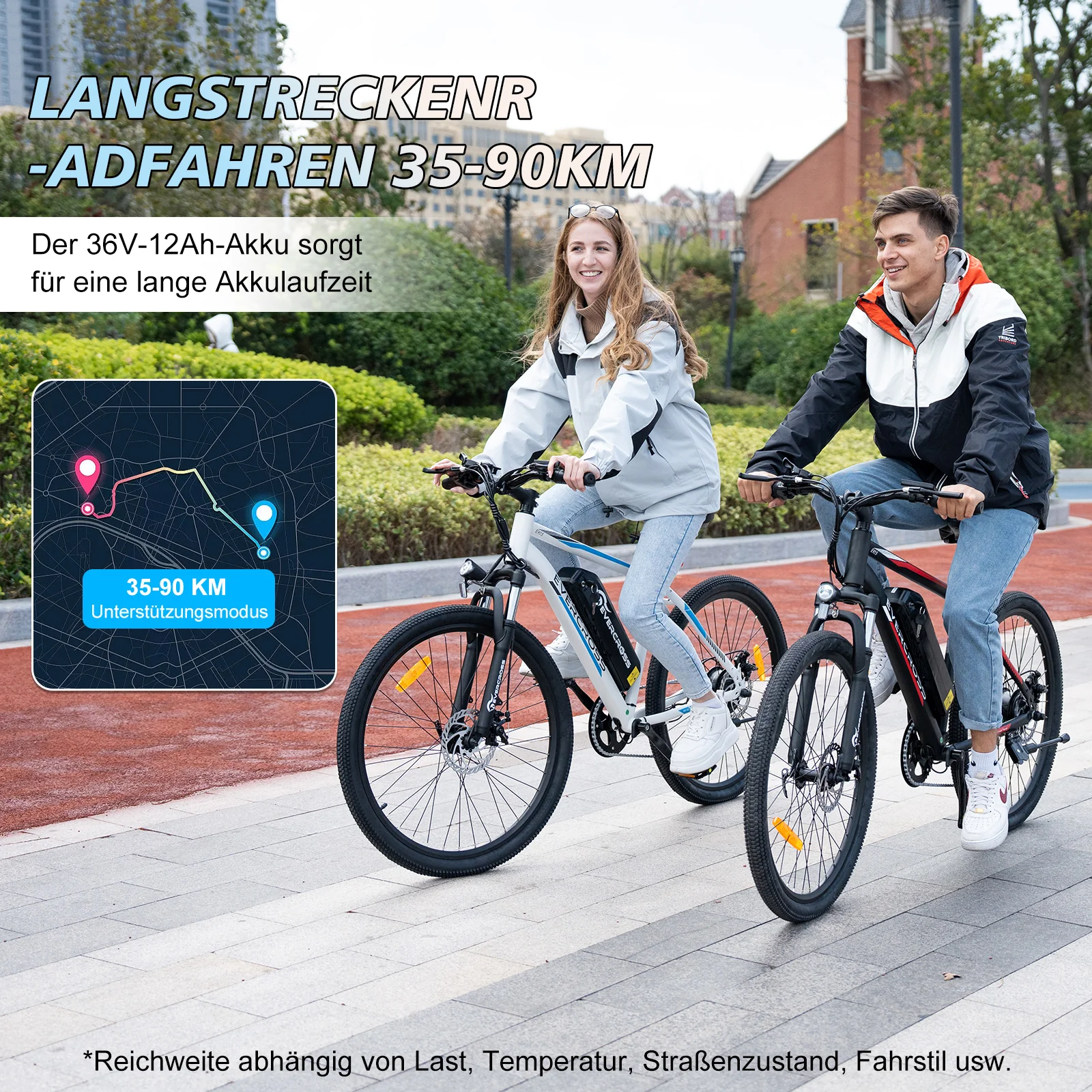 EVERCROSS EK15 Adult Urban Elektrofahrrad - Image 15