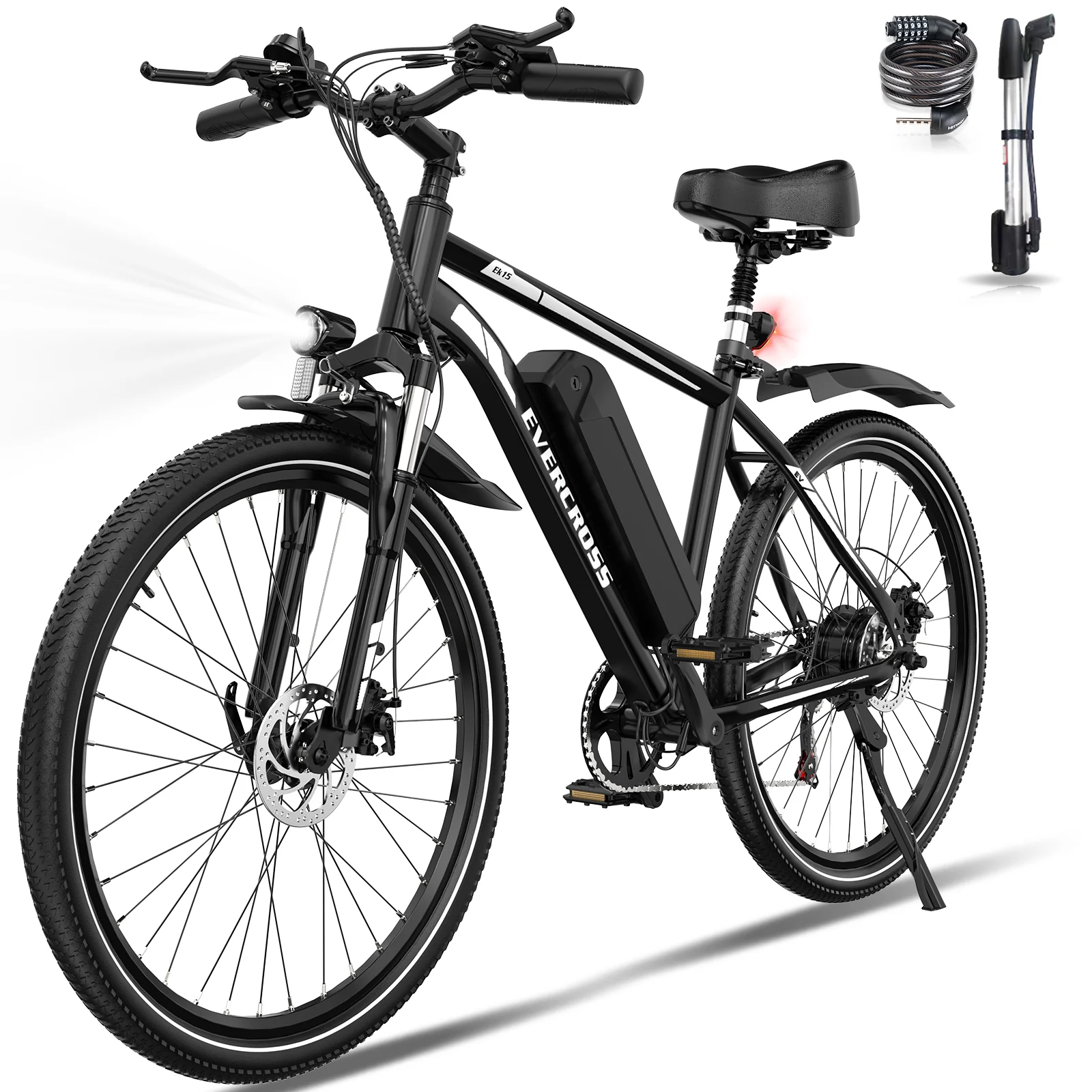 EVERCROSS EK15 Adult Urban Elektrofahrrad - Image 3