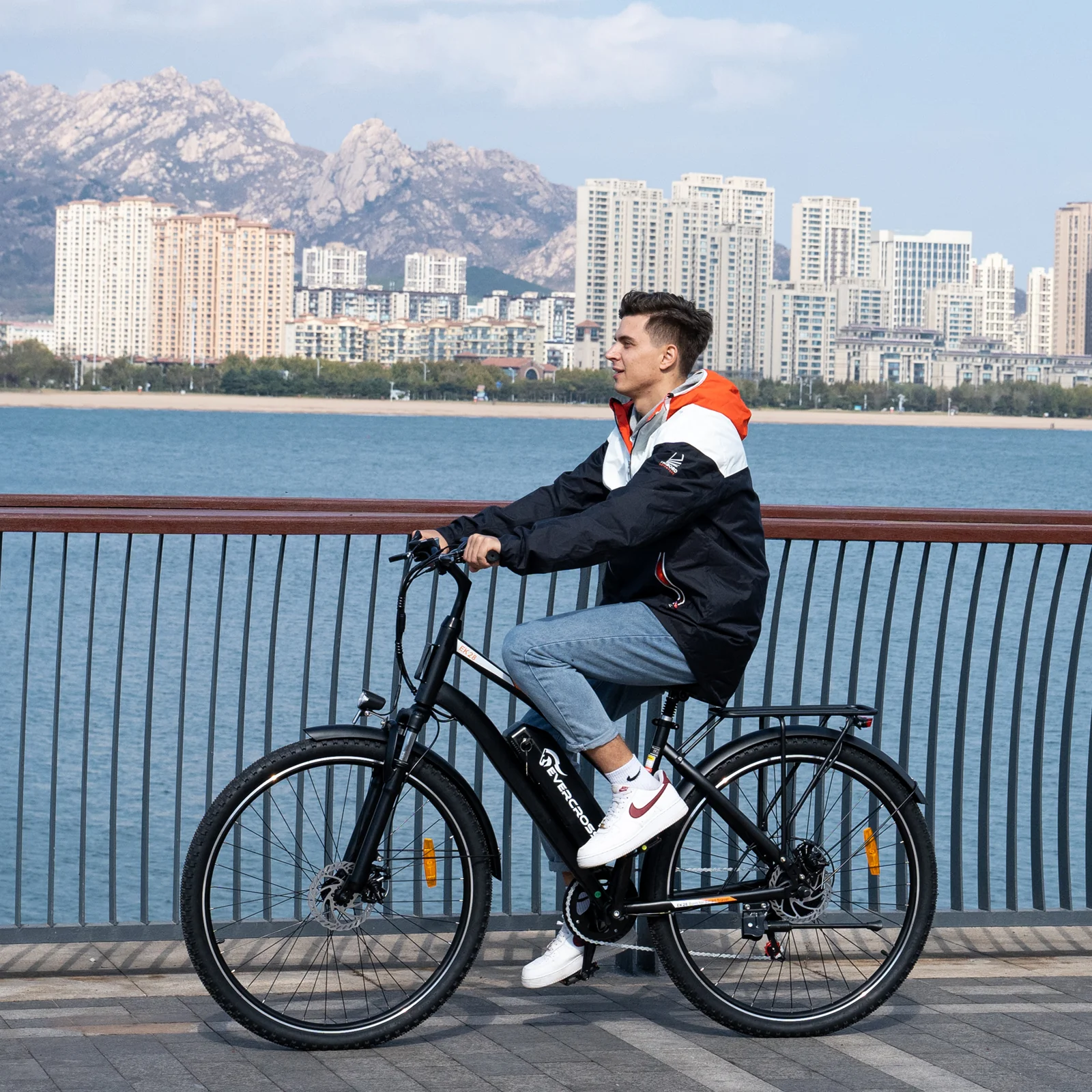 EVERCROSS EK28 28-Zoll-Reifen-Elektrofahrrad - Image 13