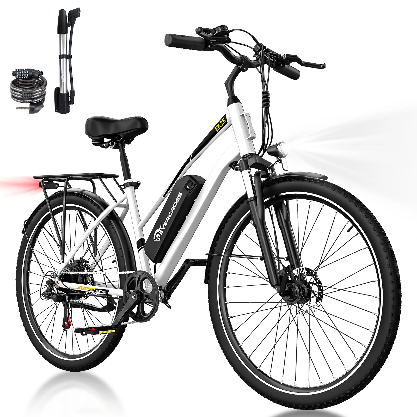 EVERCROSS EK28 28-Zoll-Reifen-Elektrofahrrad - Image 3
