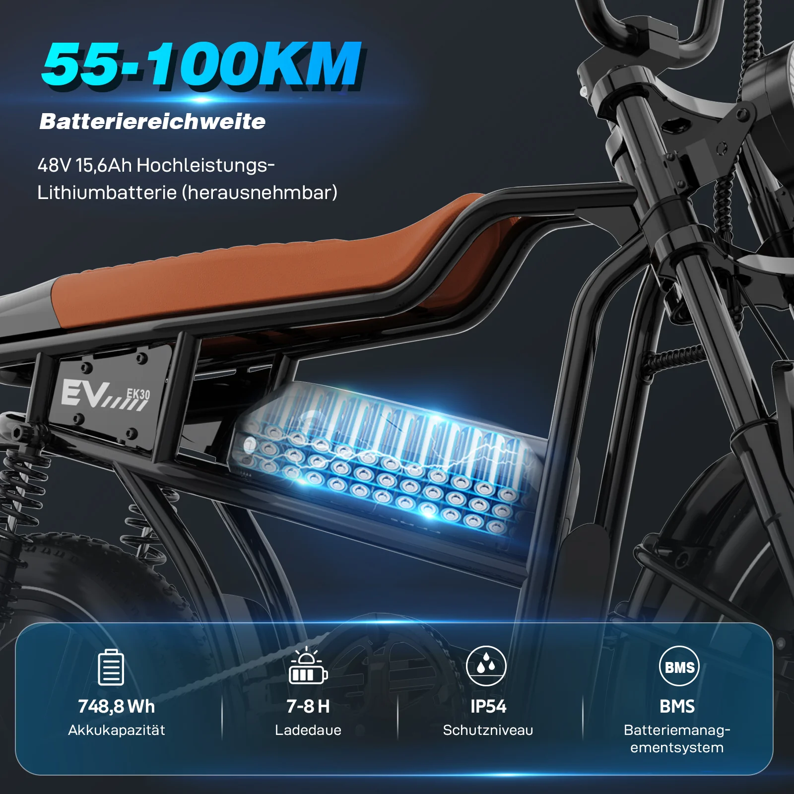 EVERCROSS EK30 Elektrofahrrad-NFC - Image 4