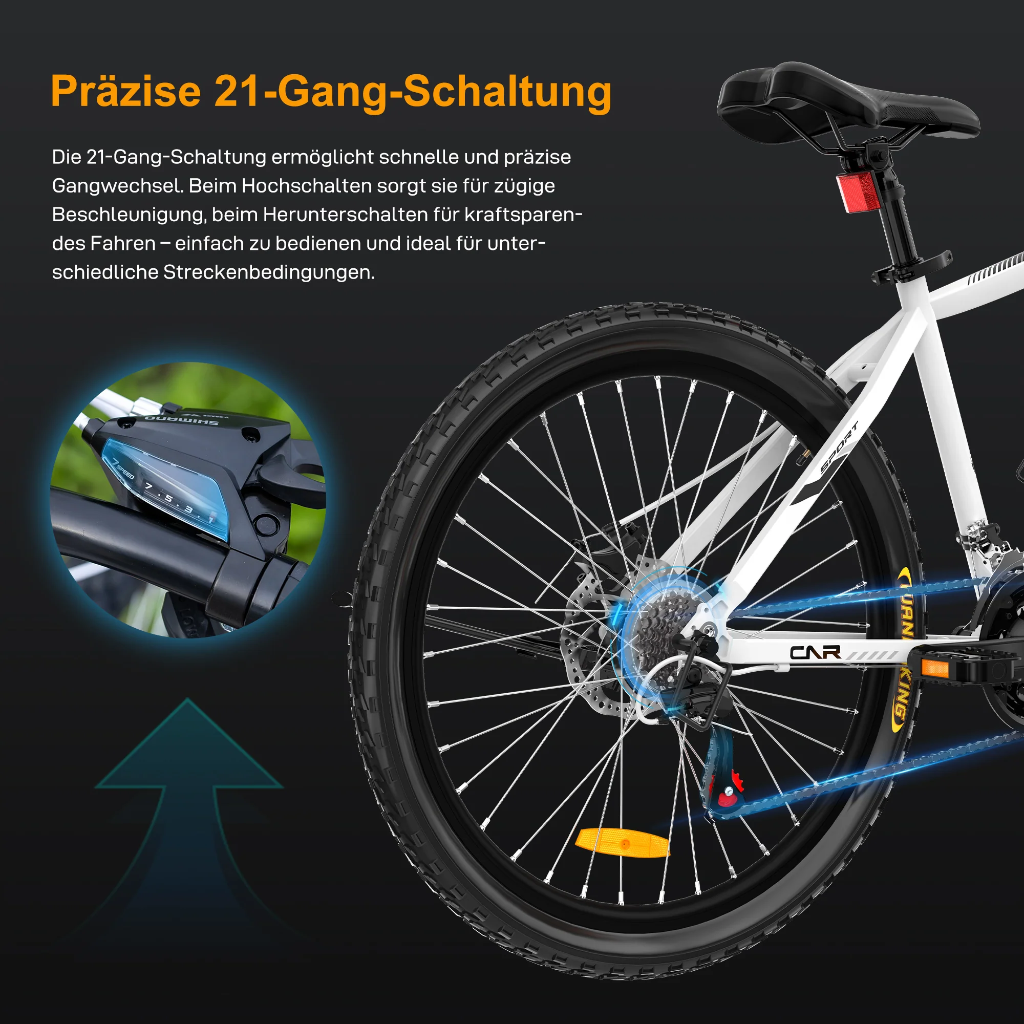 EVERCROSS EM3 Mountainbike (Fahrrad) - Image 5