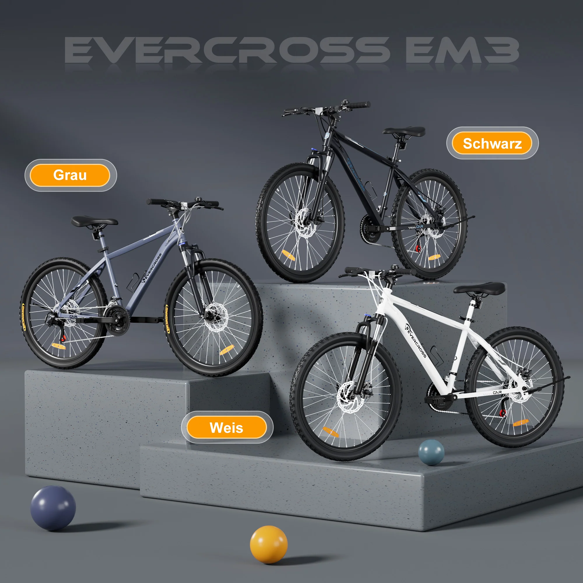 EVERCROSS EM3 Mountainbike (Fahrrad) - Image 8