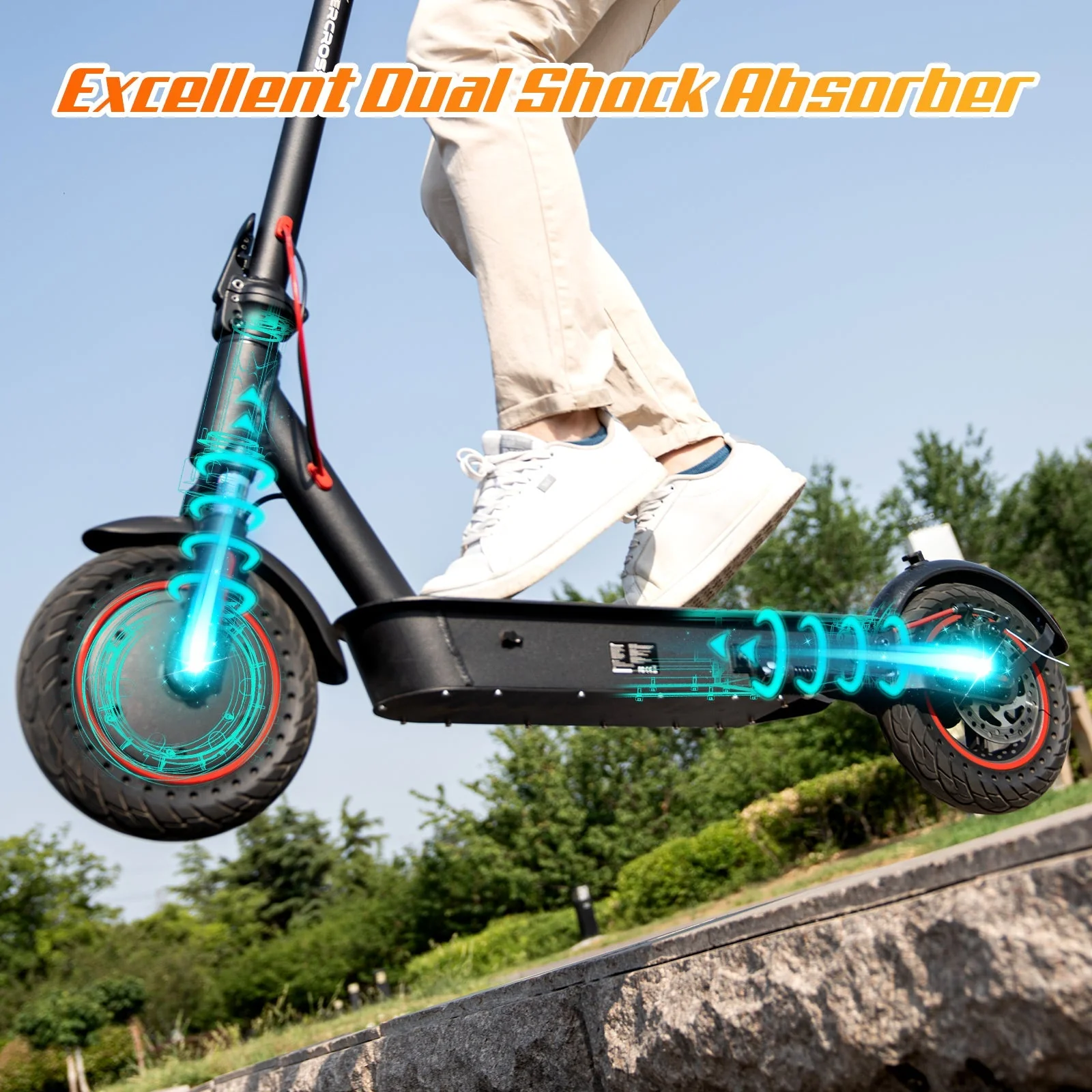 EVERCROSS EV10K PRO Klappbarer E-Scooter-25km/h(Compliance in AT) - Image 9