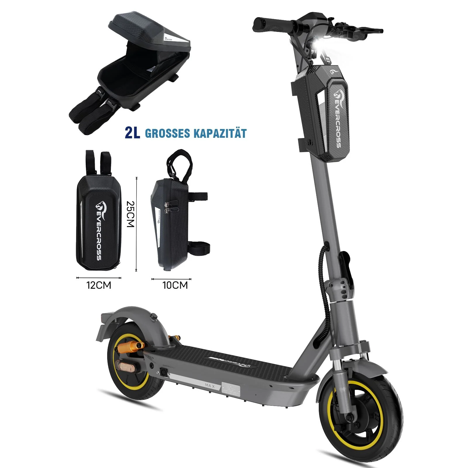 EVERCROSS EV10S MAX ABE Faltbarer Elektroroller-mit Blinker - Image 10