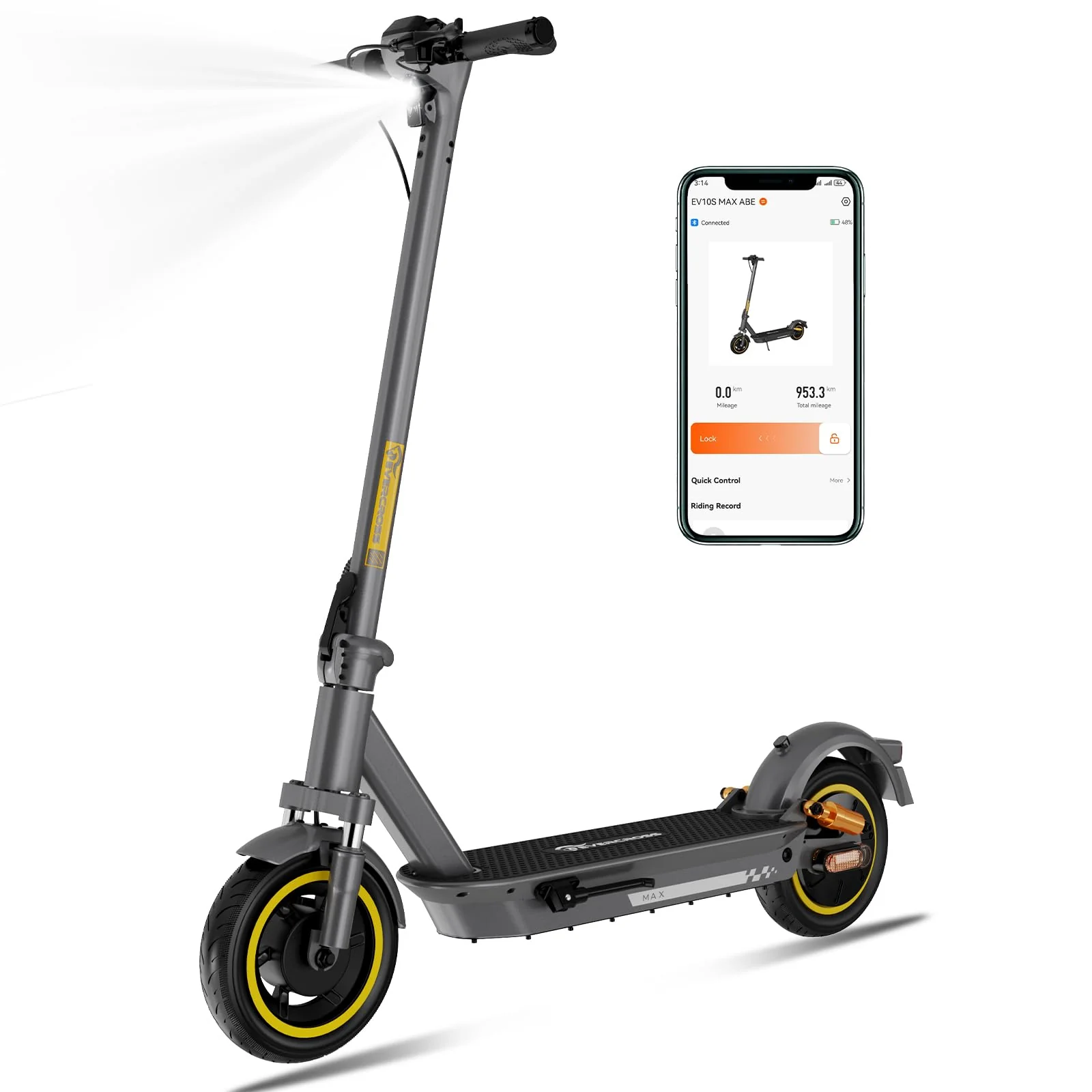 EVERCROSS EV10S MAX ABE Faltbarer Elektroroller-mit Blinker - Image 17