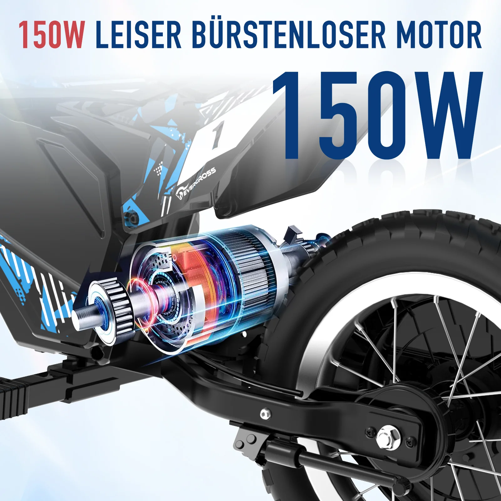 EVERCROSS EV13M Kinder-Elektromotorrad für Kinder von 3-7 Jahren - Image 8