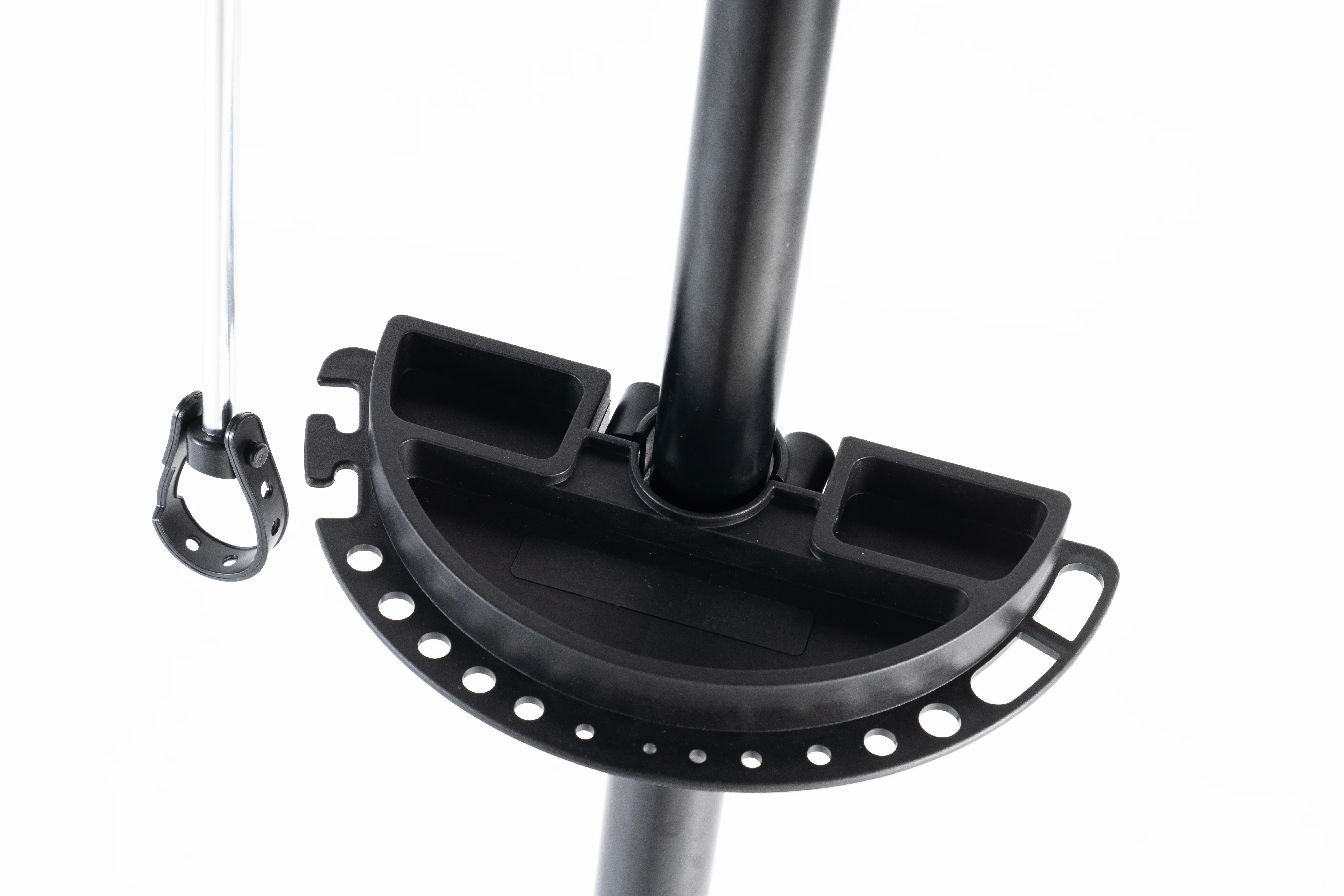 EVERCROSS Klappbarer Fahrrad-Montageständer mit 360° drehbarer Klemme, höhenverstellbar bis 1,73 m, magnetische Werkzeugablage, stabiles Dreibein-Stativ - Image 10