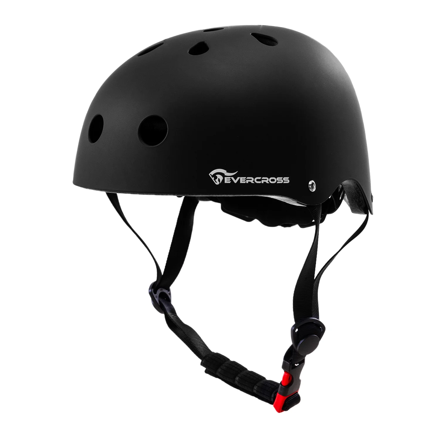 EVERCROSS MTB Fahrradhelm mit Rücklicht, EN1078 zertifiziert, PC-EPS Schutz, verstellbar M/L, leicht & atmungsaktiv - Image 5